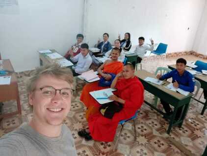 Teaching English to Buddhist Monks